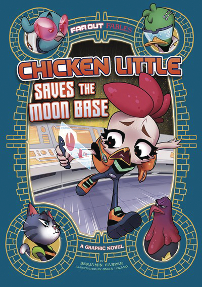 Chicken Little Saves Moon Base Graphic Novel