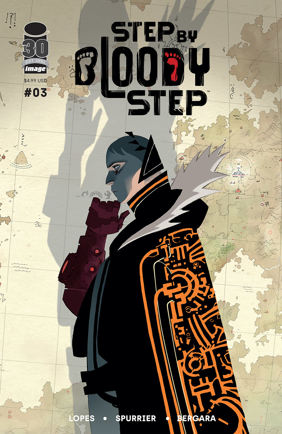 Step by Bloody Step #3 Cover A Bergara (Of 4)