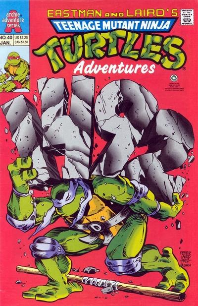 Teenage Mutant Ninja Turtles Adventures #40-Very Fine (7.5 – 9)