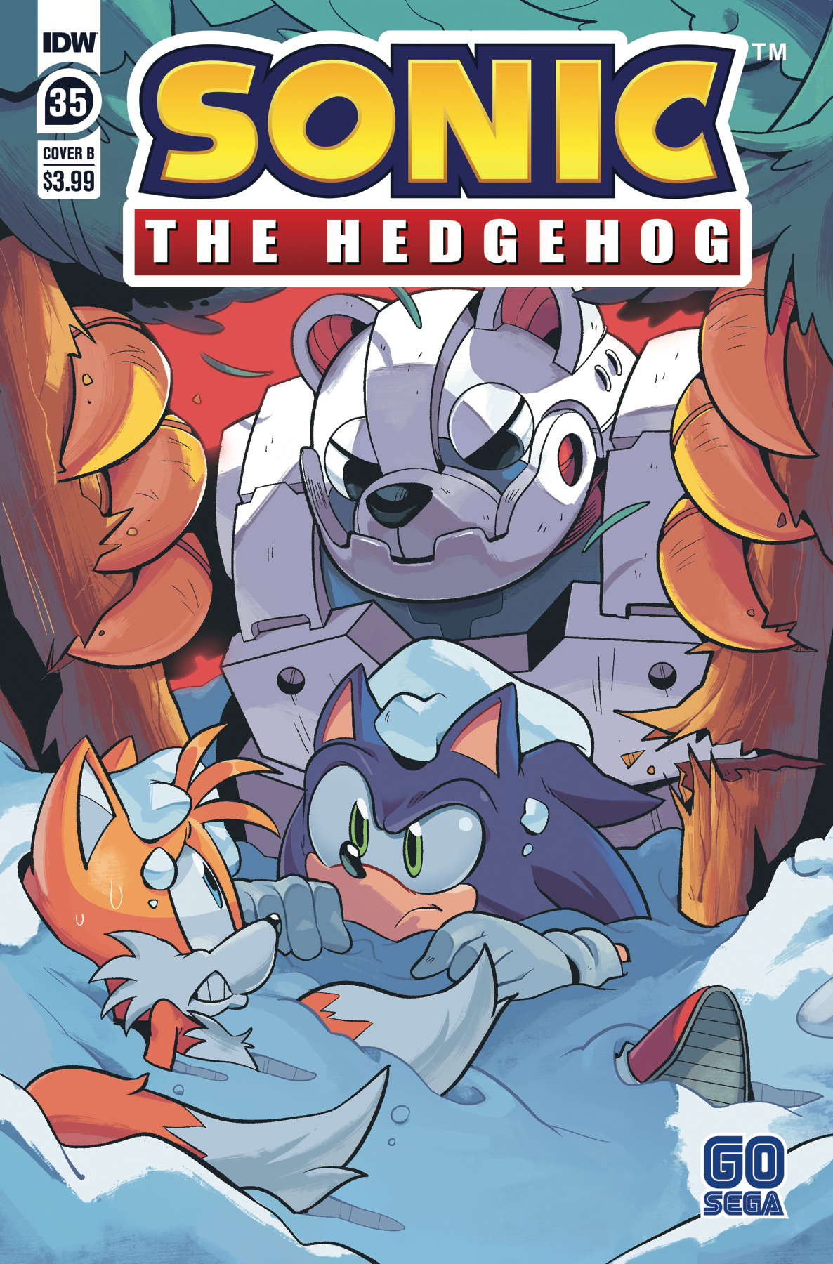 Sonic the Hedgehog #35 Cover B Rothlisberger