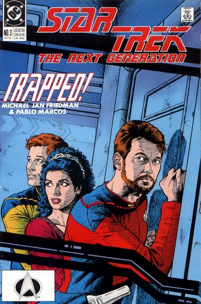 Star Trek: The Next Generation #3 [Direct](1989)-Very Fine (7.5 – 9)