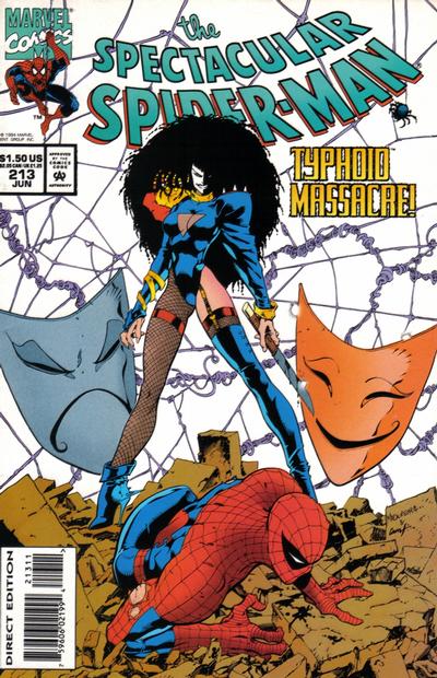 The Spectacular Spider-Man #213 [Direct Edition - Standard]-Fine (5.5 – 7)