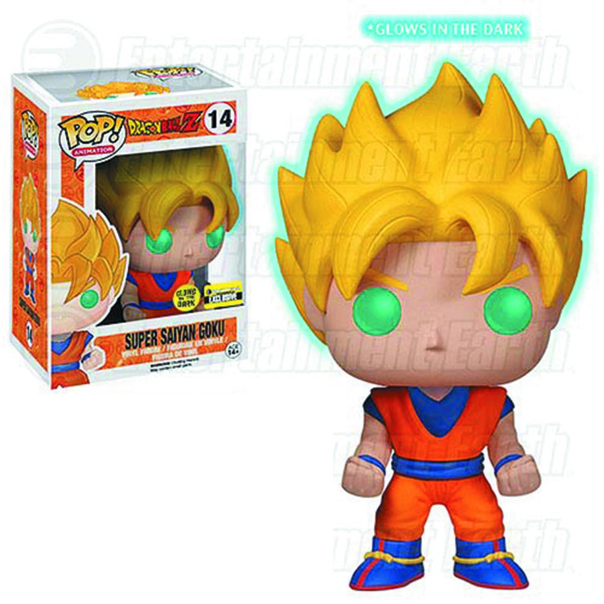 Pop Dragon Ball Z Goku Glow in the Dark Vinyl Figure