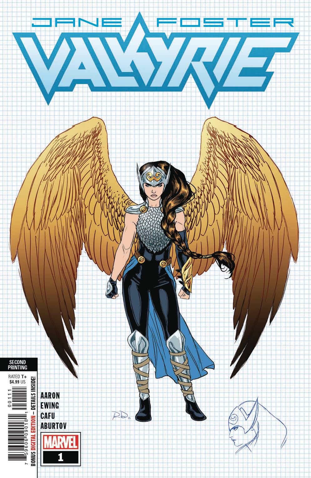 Valkyrie Jane Foster #1 2nd Printing Cafu Variant
