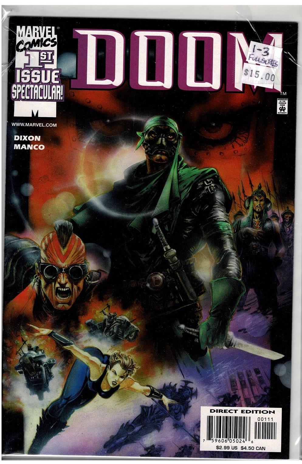 Doom #1-3  Comic Pack