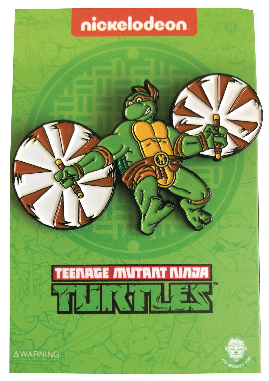 Teenage Mutant Ninja Turtles Leaping Michelangelo Enamel Pin