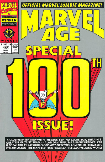 Marvel Age #100-Very Good (3.5 – 5)