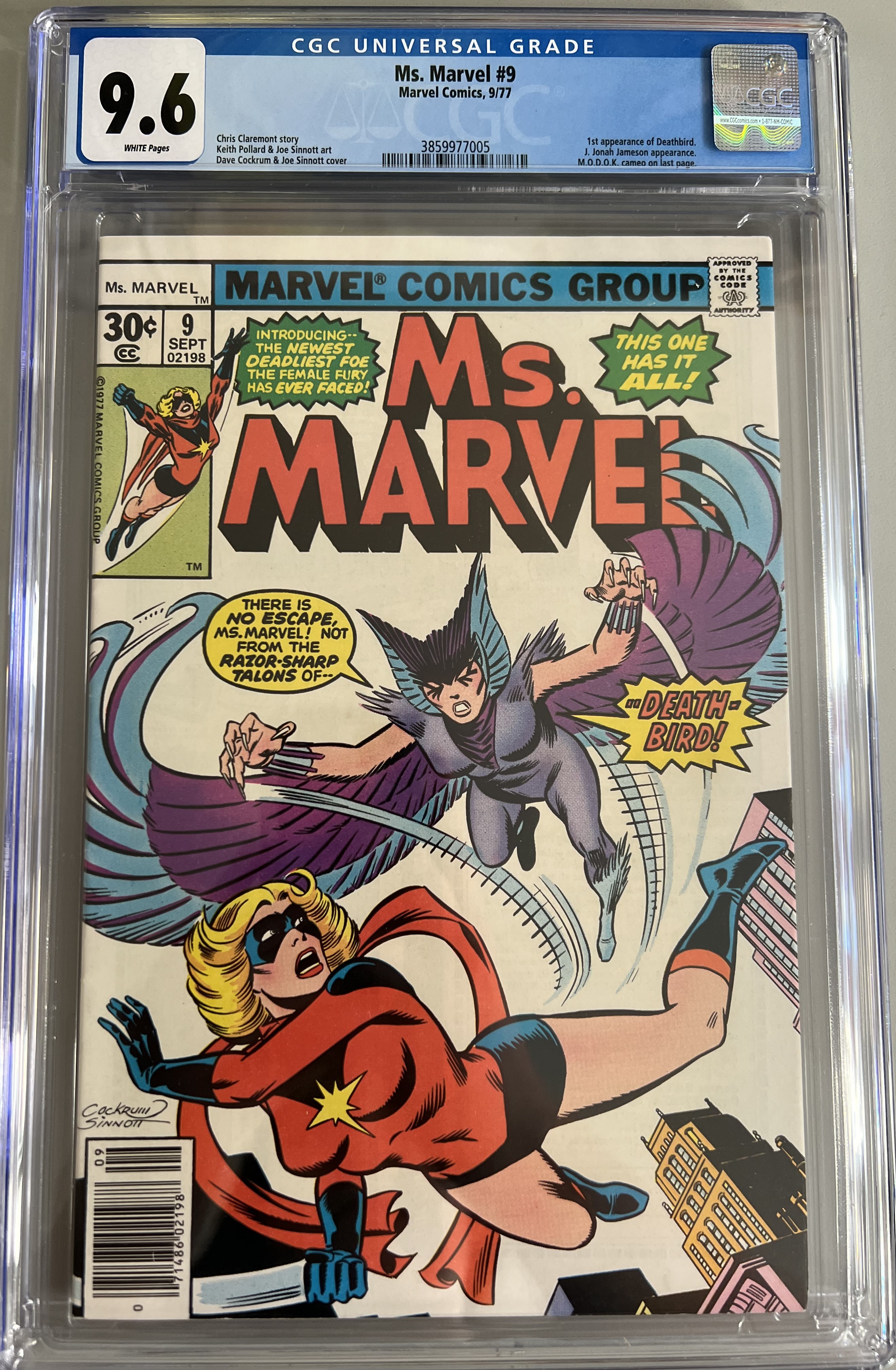  Ms Marvel #9 CGC 9.6