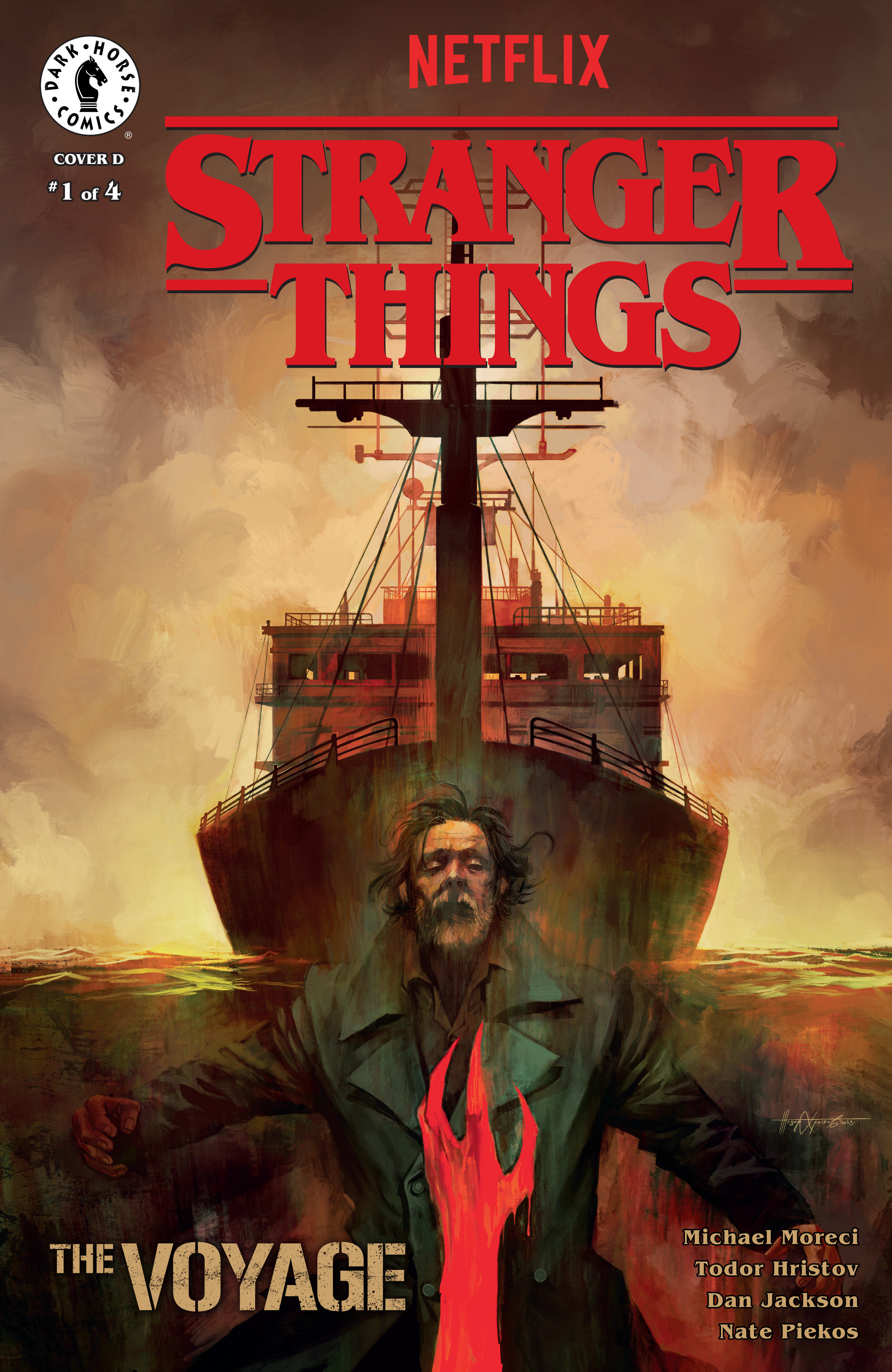 Stranger Things The Voyage #1 Cover D (Todor Hristov)