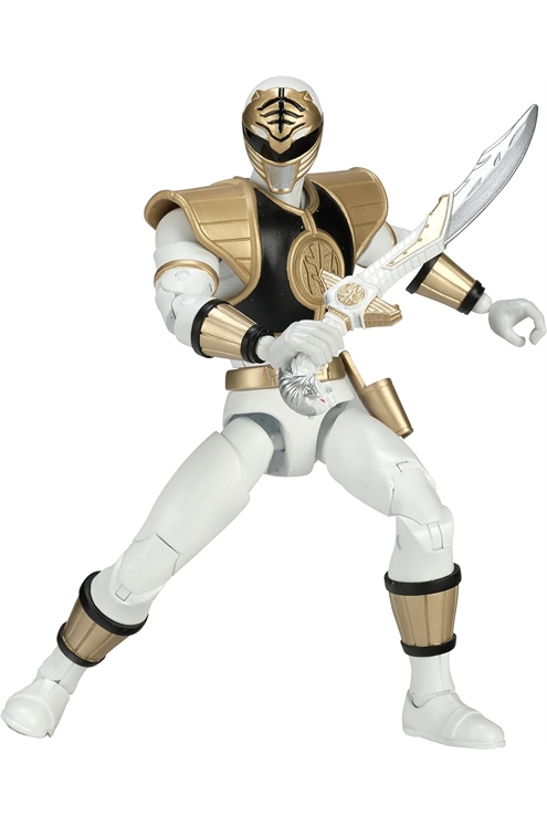 Bandai 2016 Mighty Morphin Power Rangers Tommy White Ranger Figure