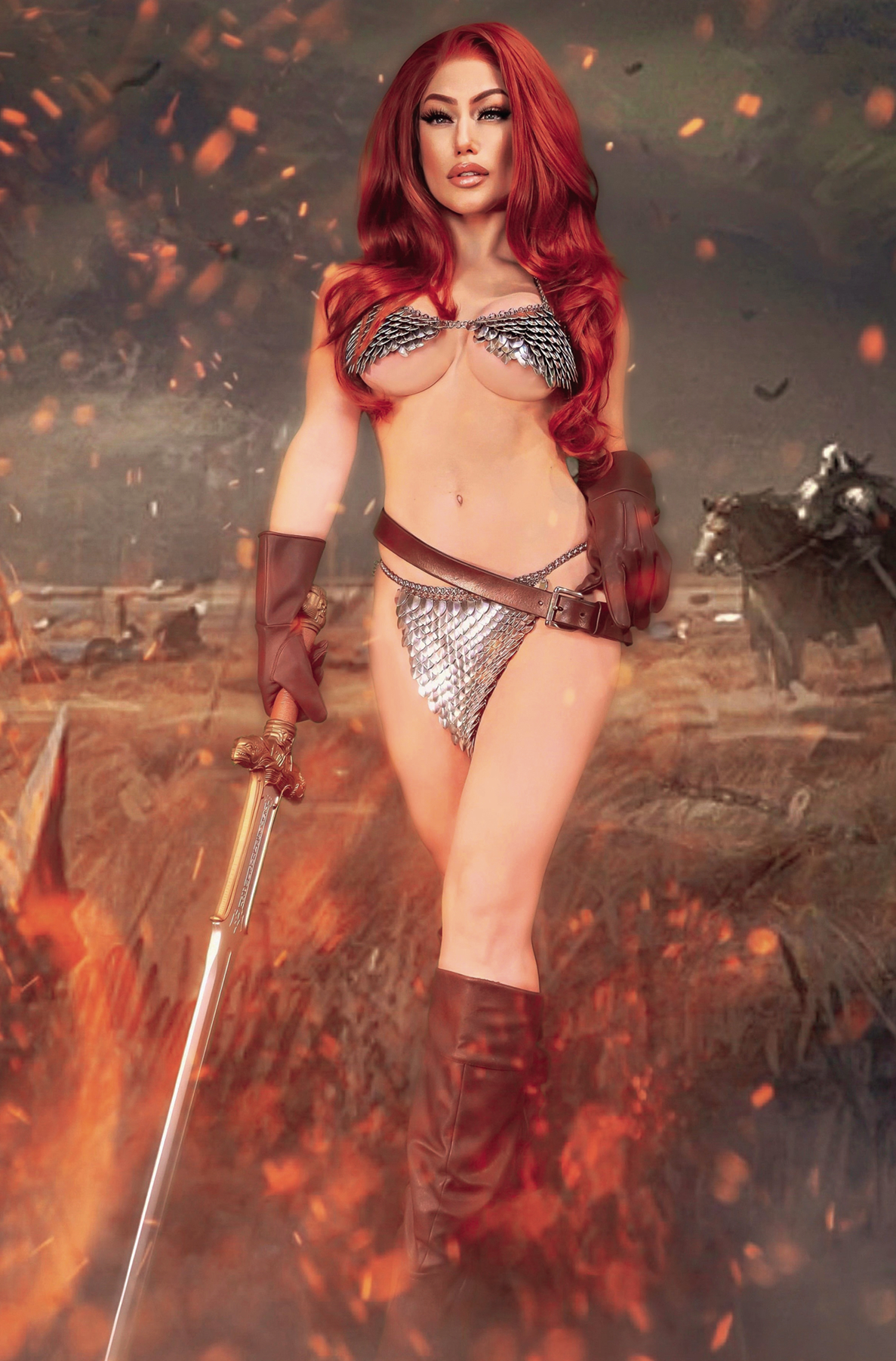 Red Sonja Empire of the Damned #3 Cover H 1 for 10 Incentive Cosplay Virgin