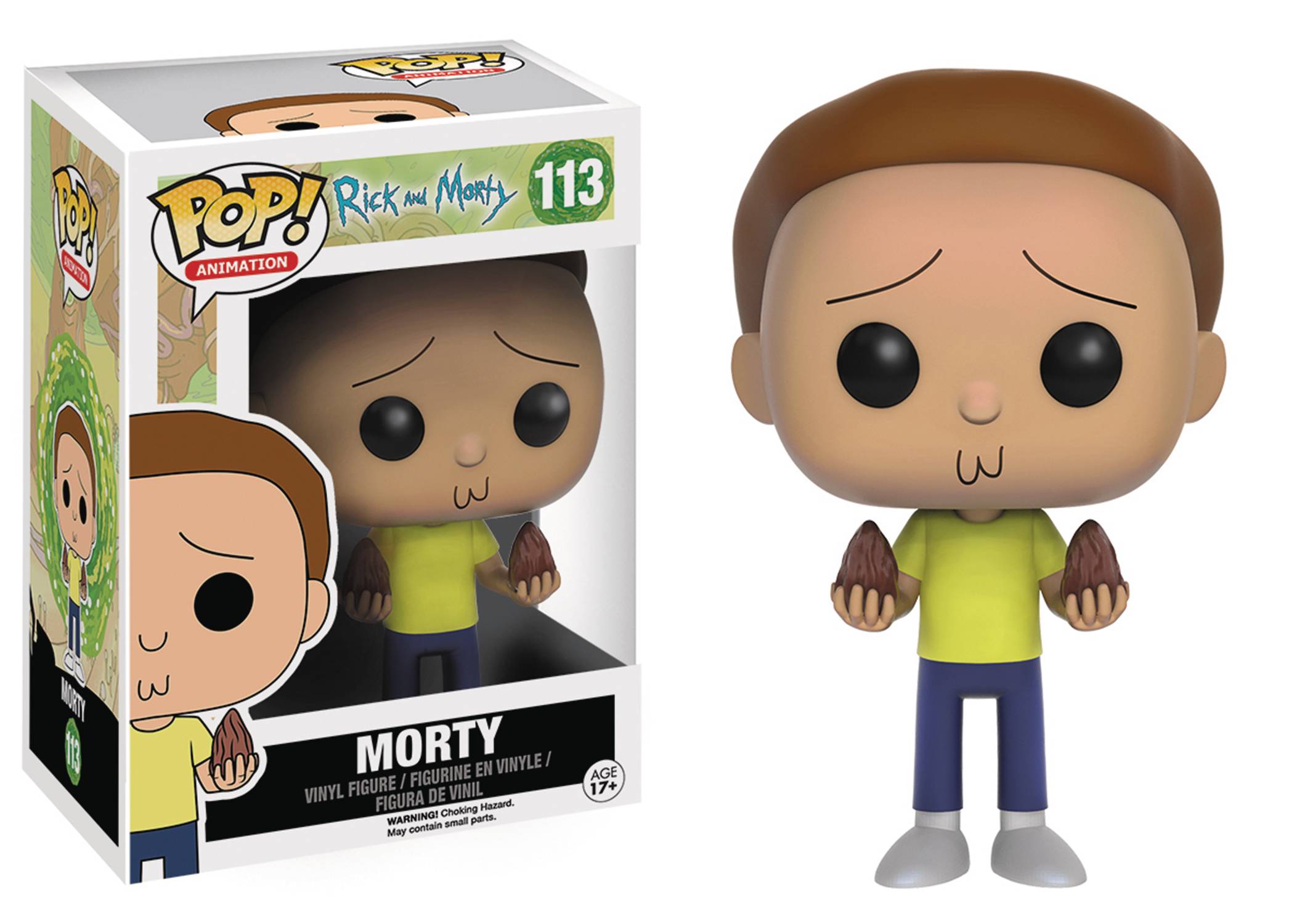 Pop Animation Rick and Morty Morty Vinyl Figure