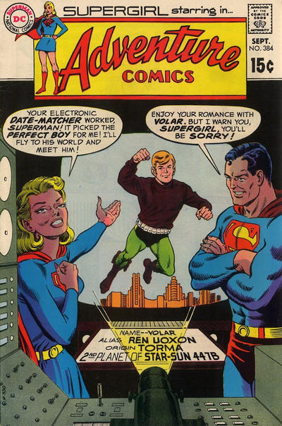 Adventure Comics #384-Above Average/Fine (5 - 7)