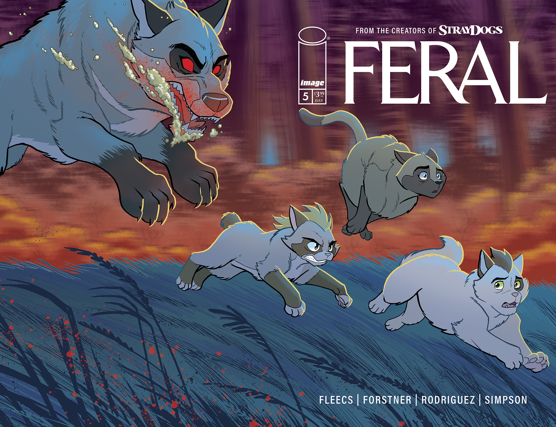 Feral #5 Cover A Tony Fleecs & Trish Forstner Wraparound