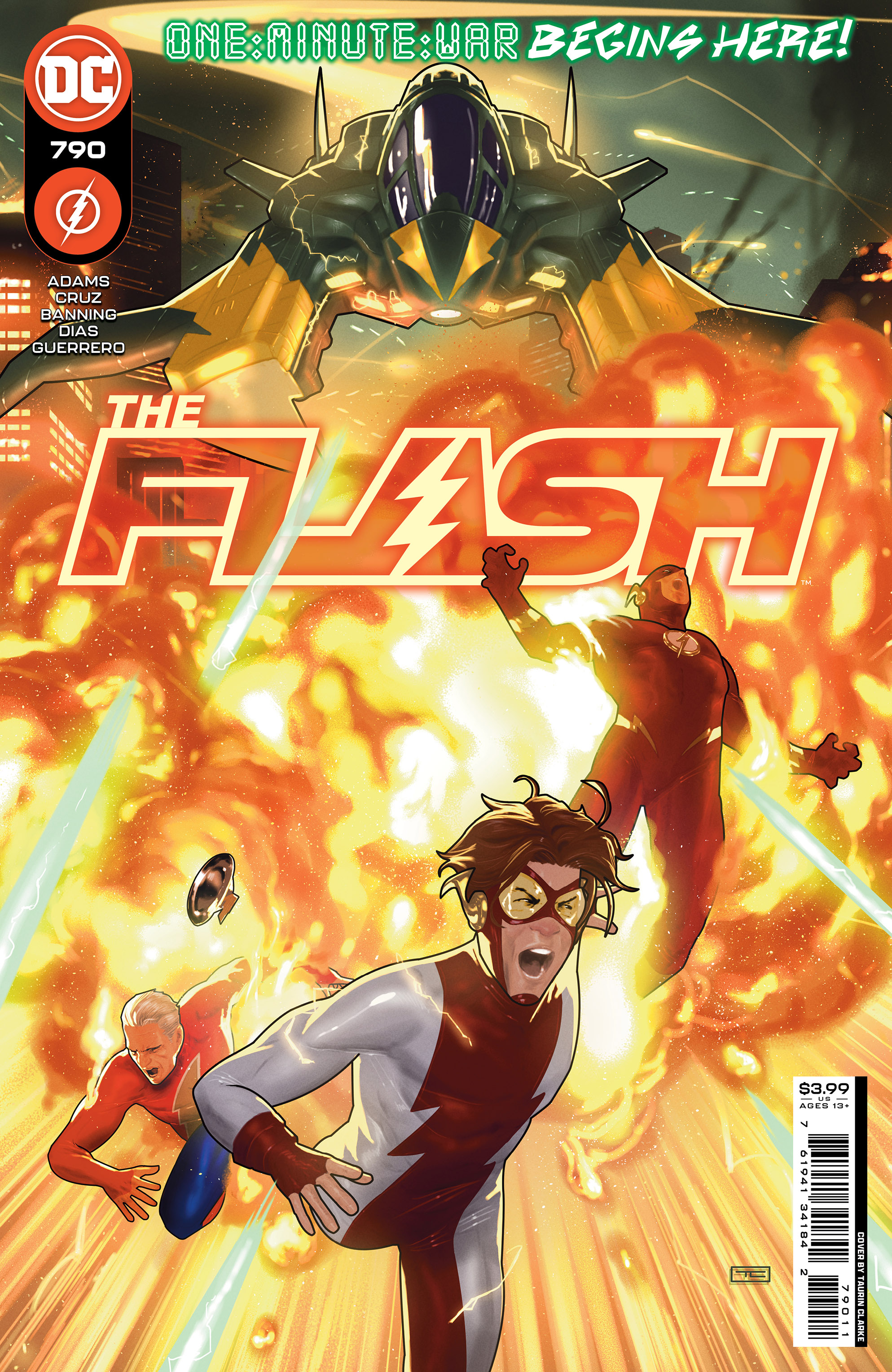 Flash #790 Cover A Taurin Clarke (One-Minute War) (2016)