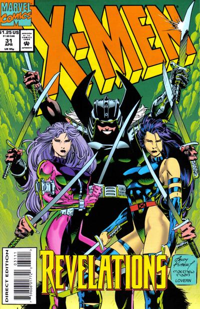 X-Men #31 [Direct Edition](1991)- Fn/Vf 7.0