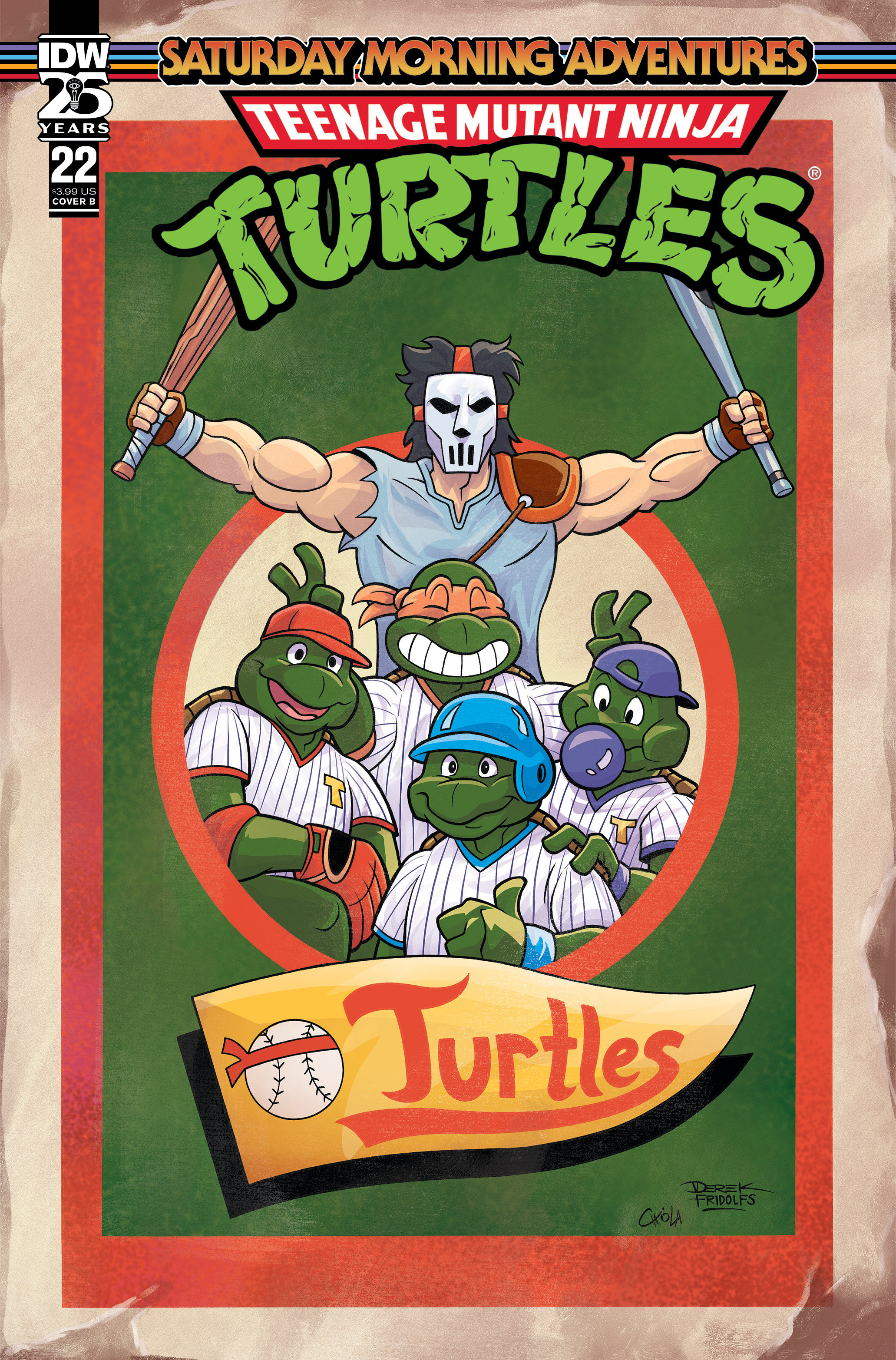 Teenage Mutant Ninja Turtles Saturday Morning Adventures Continued! #22 Cover B Fridolfs