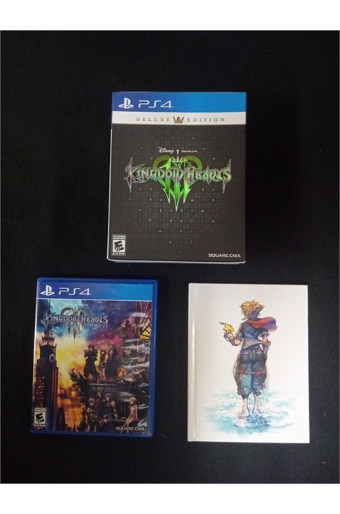 Playstation 4 Ps4 Kingdom Hearts 3 Deluxe Box - No Pin Or Steelbook - Pre-Owned