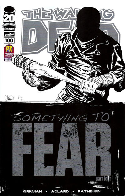 Walking Dead #100 2012 San Diego Comic Con Retailer Exclusive Cover