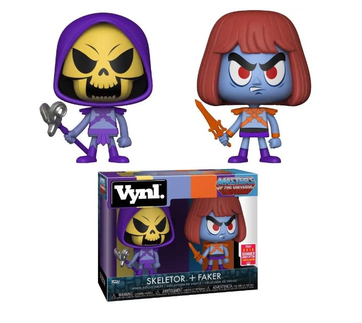 Funko Vynl Masters of the Universe Skeletor & Faker Exclusive