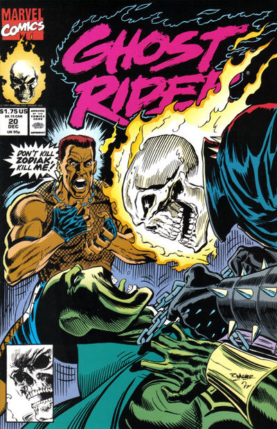 Ghost Rider #20 (1990) [Direct]-Fine (5.5 – 7)