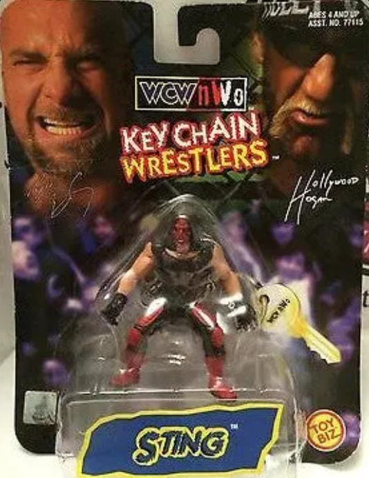 1998 Wcw Keychain Wrestlers - Sting
