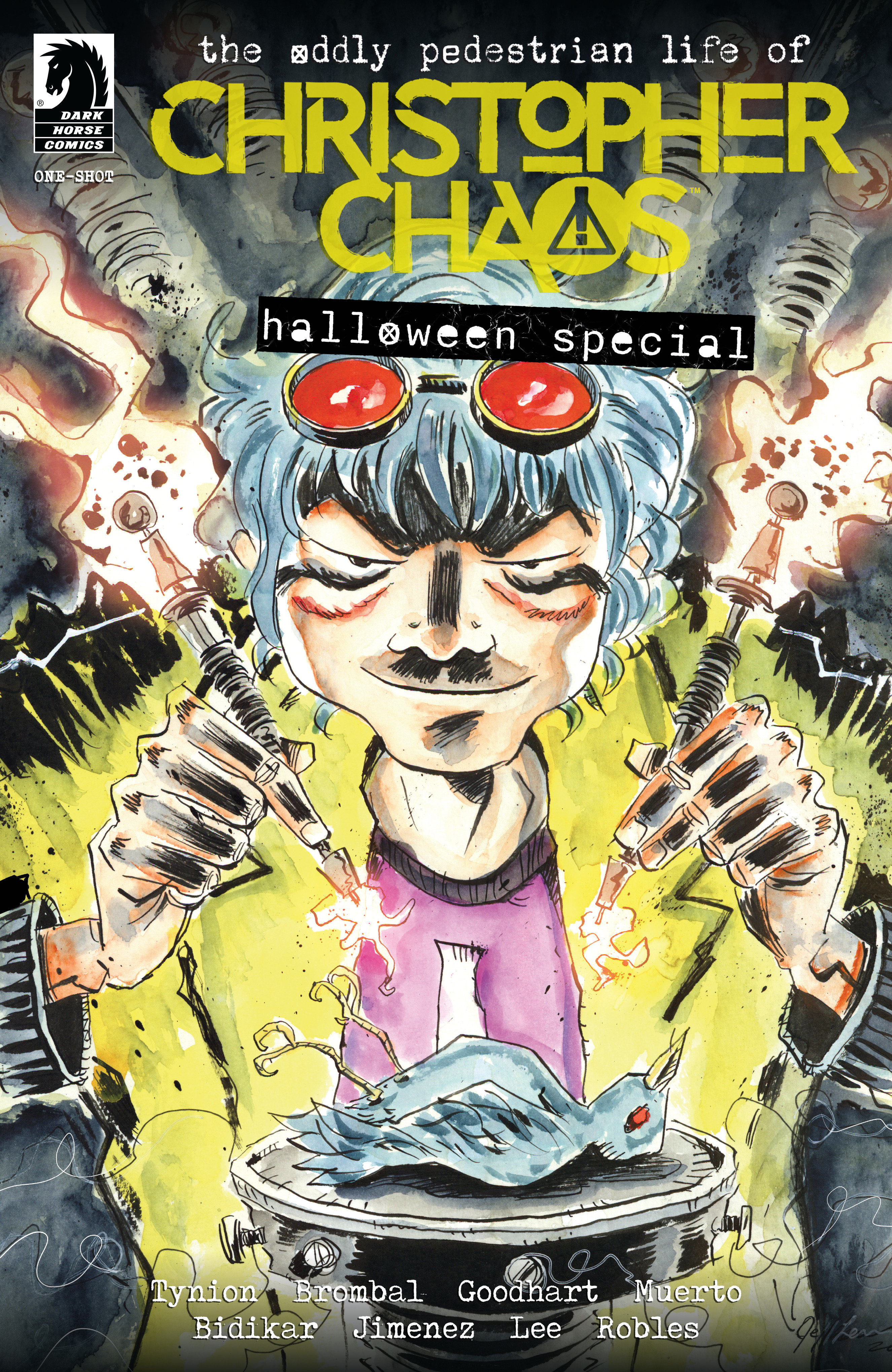 The Oddly Pedestrian Life of Christopher Chaos Halloween Special One-Shot Cover B (Jeff Lemire)