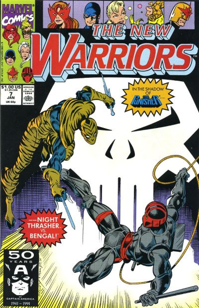 New Warriors #7-Near Mint (9.2 - 9.8)