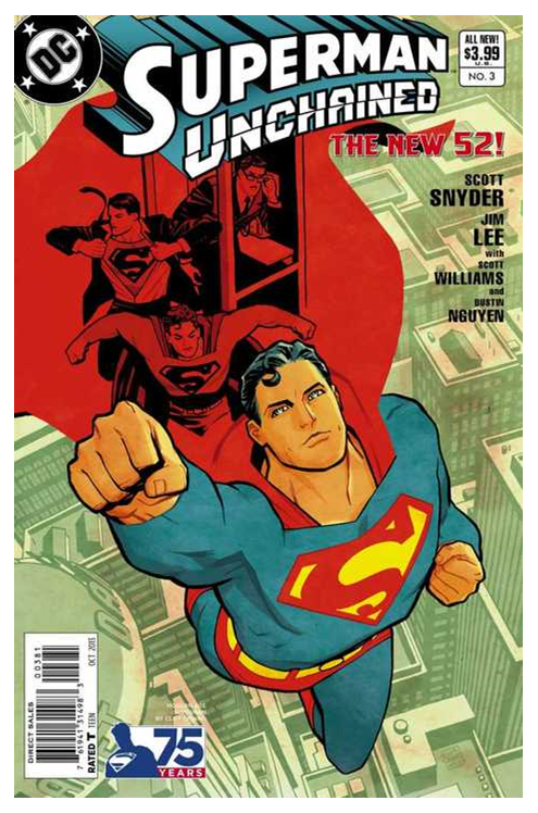 Superman Unchained #3 1 for 25 Incentive Cliff Chiang