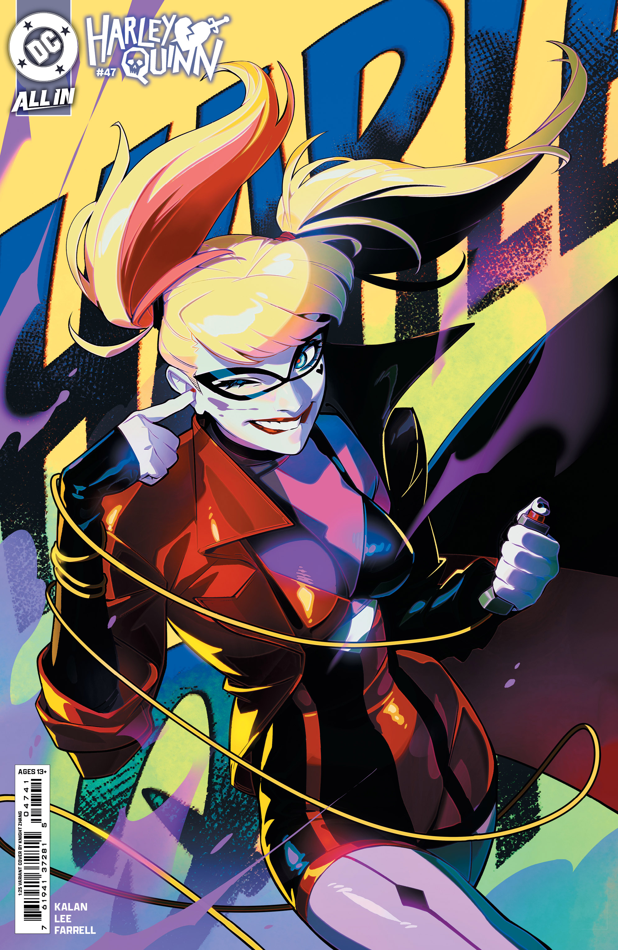 Harley Quinn #47 Cover E 1 for 25 Incentive Knight Zhang Card Stock Variant