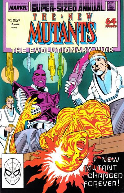 The New Mutants Annual #4 [Direct]-Fine (5.5 – 7)