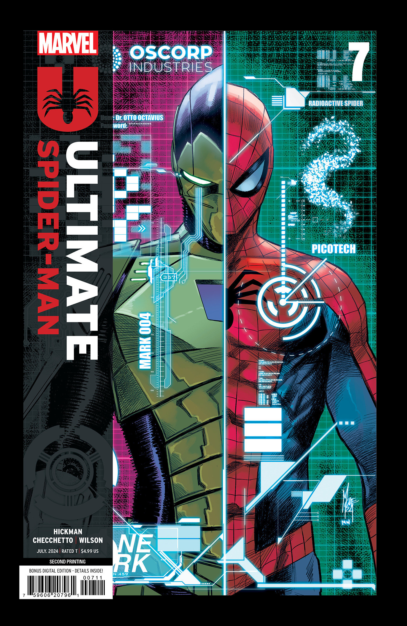 Ultimate Spider-Man #7 2nd Printing Marco Checchetto Variant