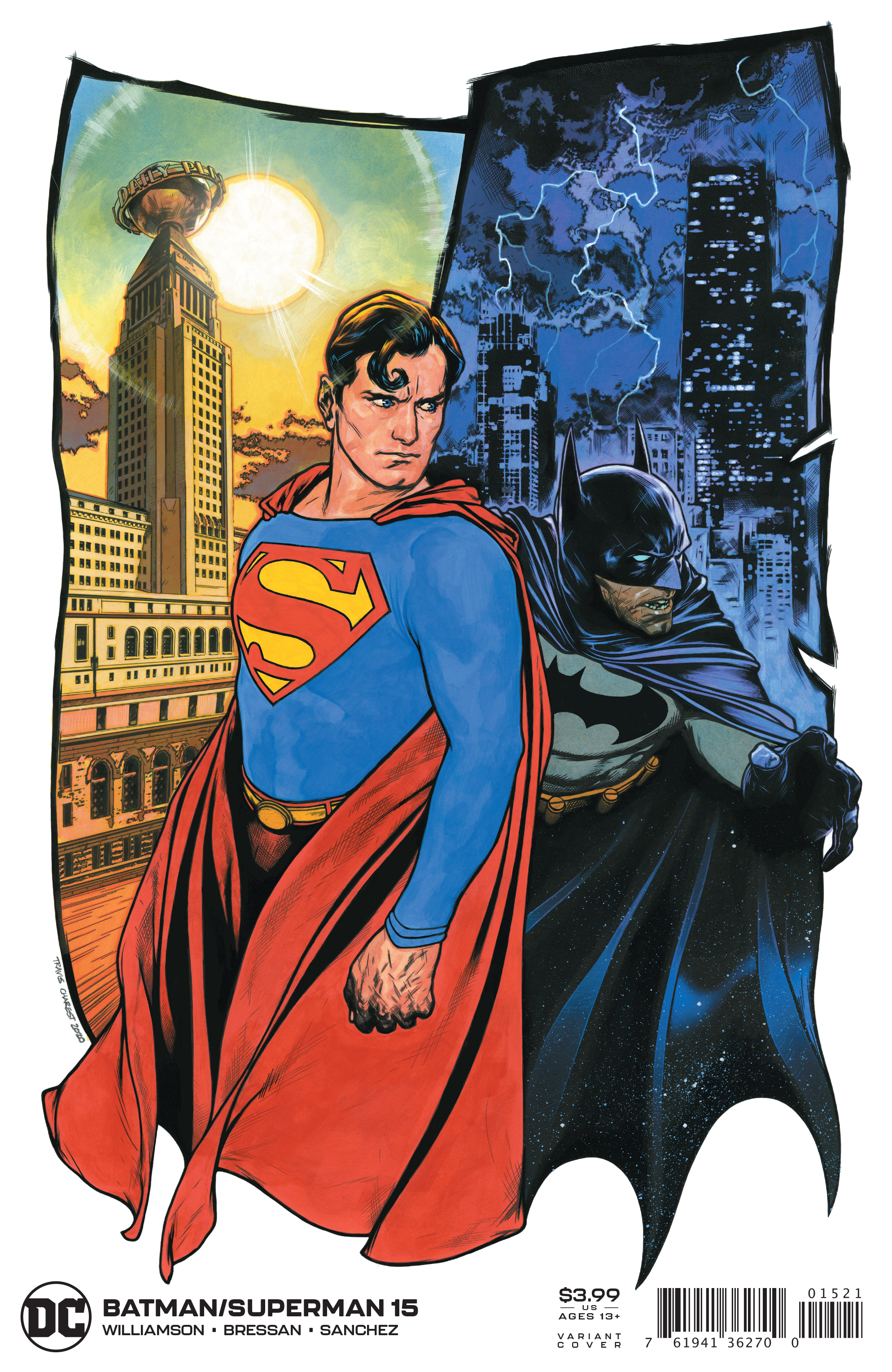 Batman Superman #15 Cover B Travis Charest Variant (2019)