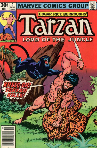 Tarzan #4 [30¢]-Very Fine
