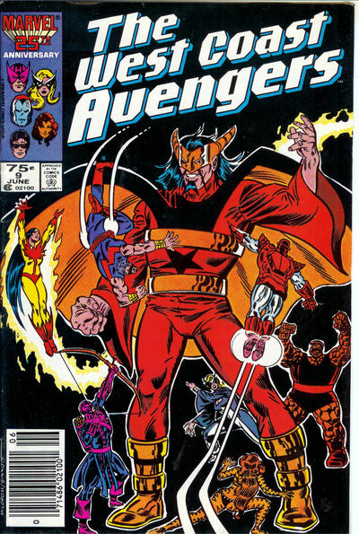 West Coast Avengers #9 [Newsstand] - Fn-
