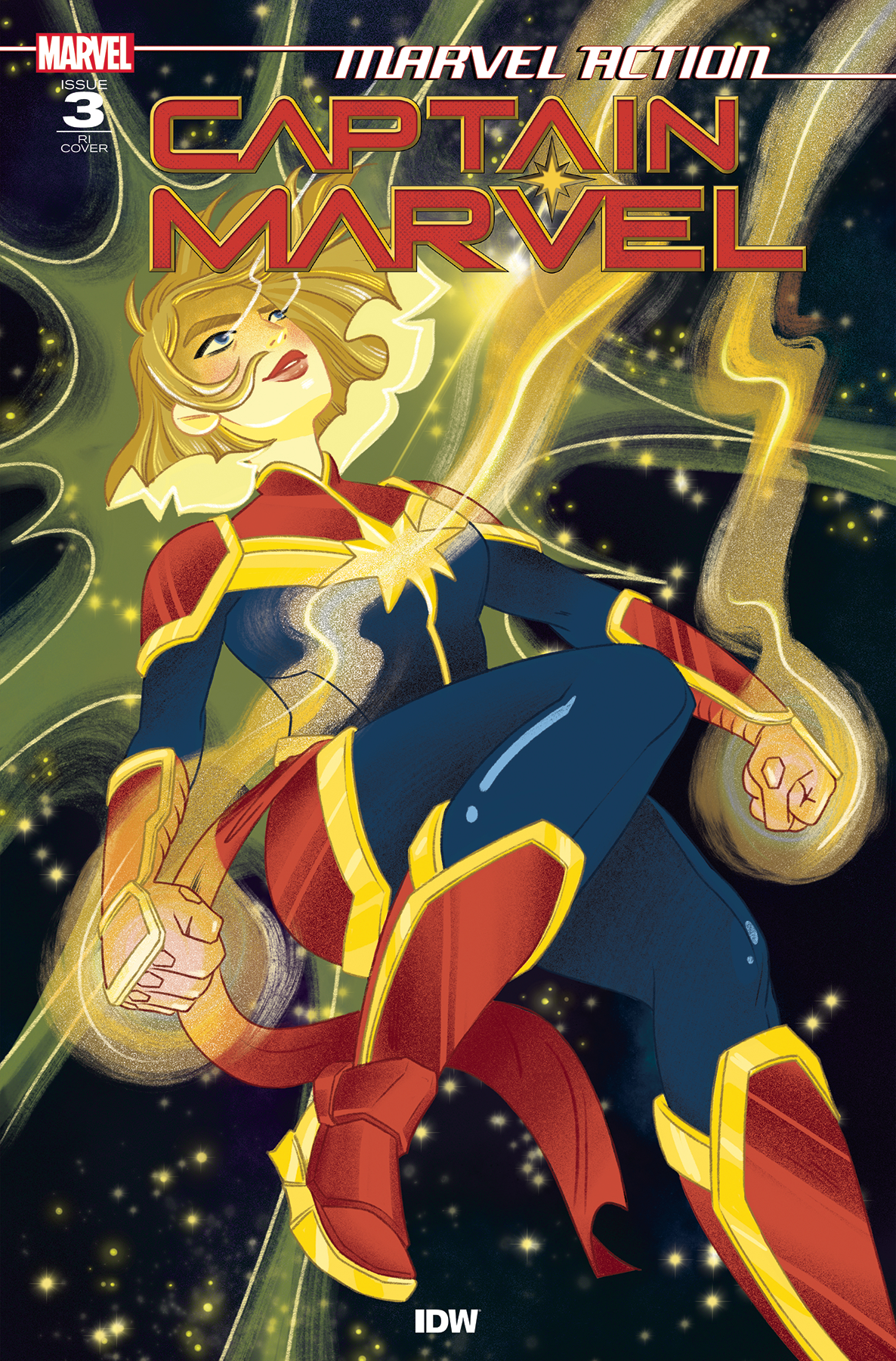 Marvel Action Captain Marvel #3 10 Copy Nicole Goux Incentive Cover