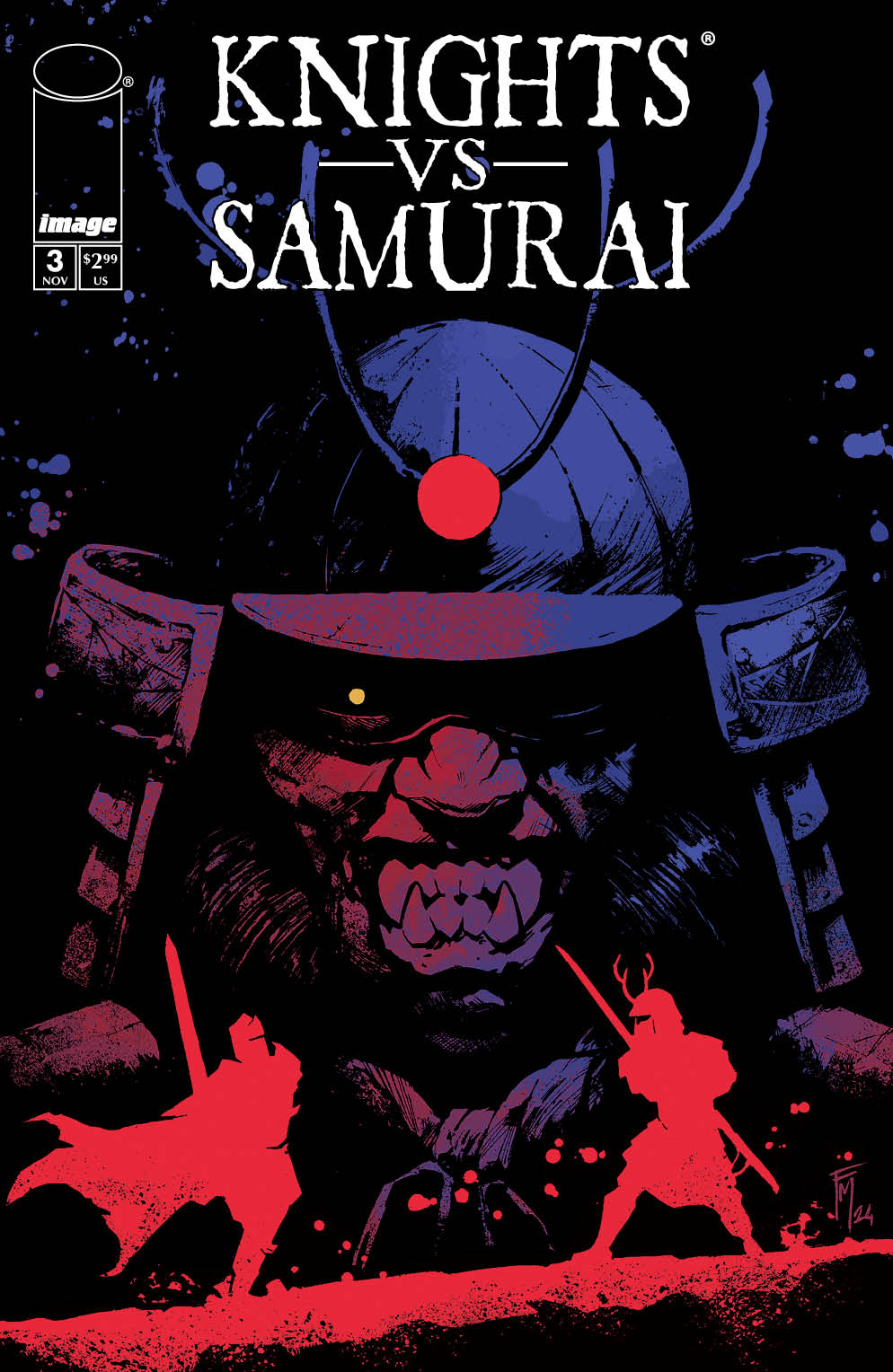 Knights Vs Samurai #3 Cover B Fede Mele Variant