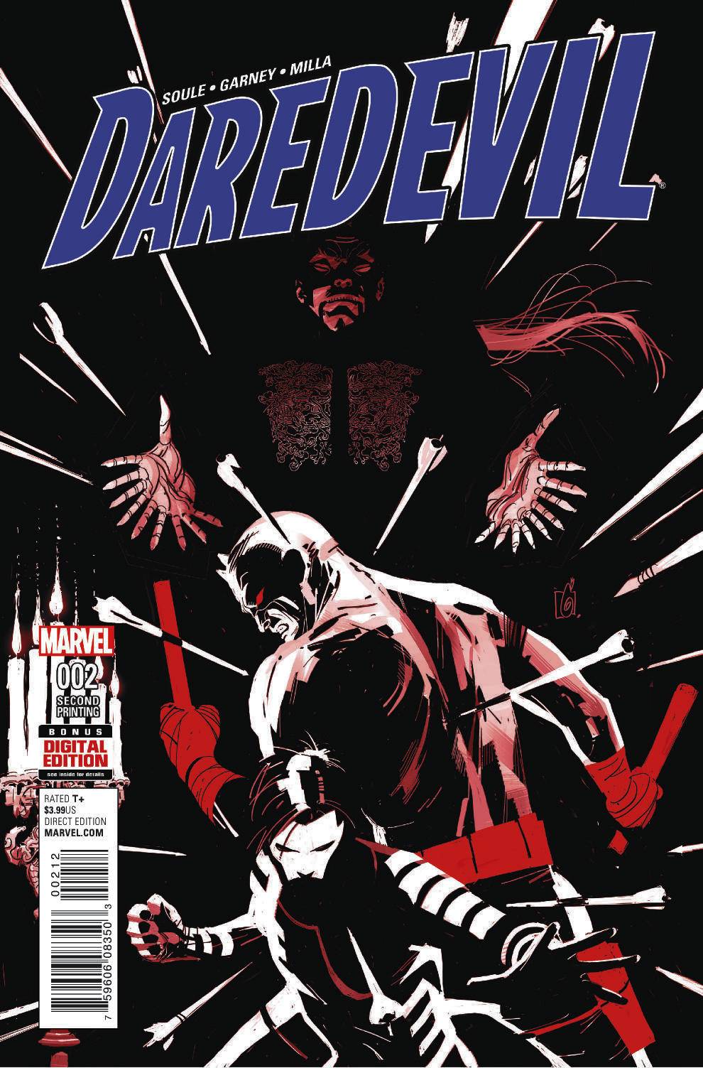 Daredevil #2 (Garney 2nd Printing Variant) (2016)