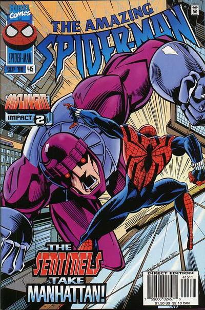 The Amazing Spider-Man #415 [Direct Edition](Onslaught Impact)- Very Fine-