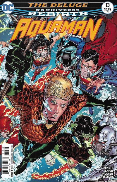 Aquaman #13 [Brad Walker / Andrew Hennessy Cover](2016)-Very Fine (7.5 – 9)