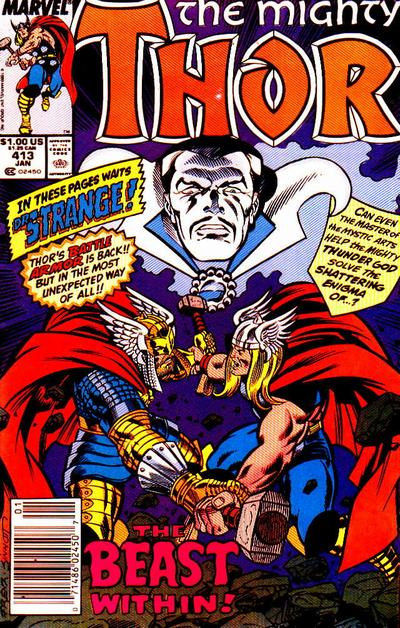 Thor #413 [Newsstand]-Fine (5.5 – 7)