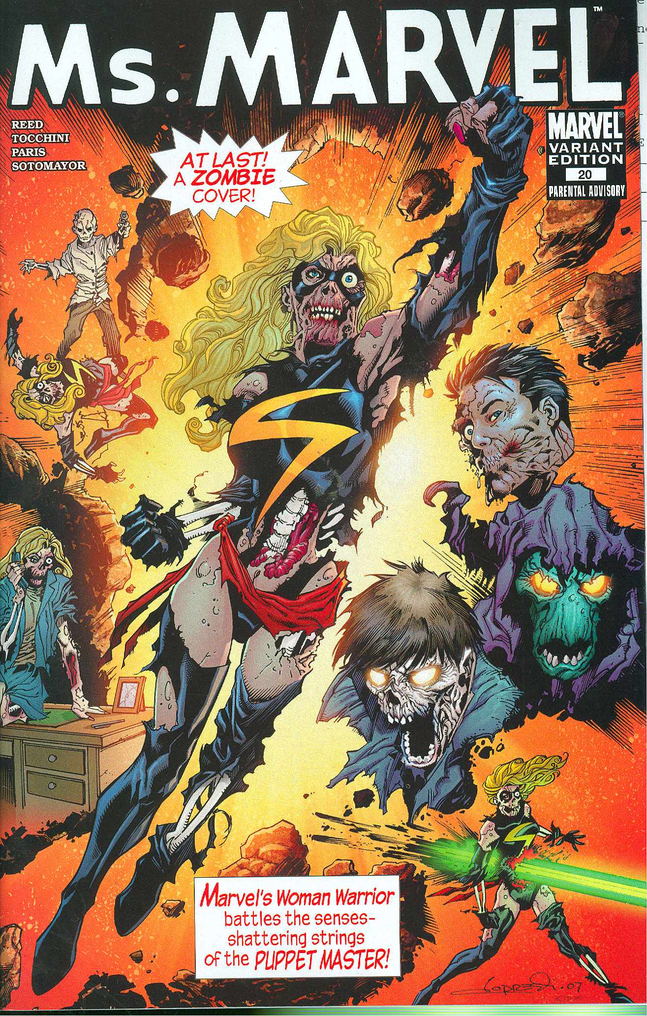 Ms. Marvel #20 Zombie Variant (2006)