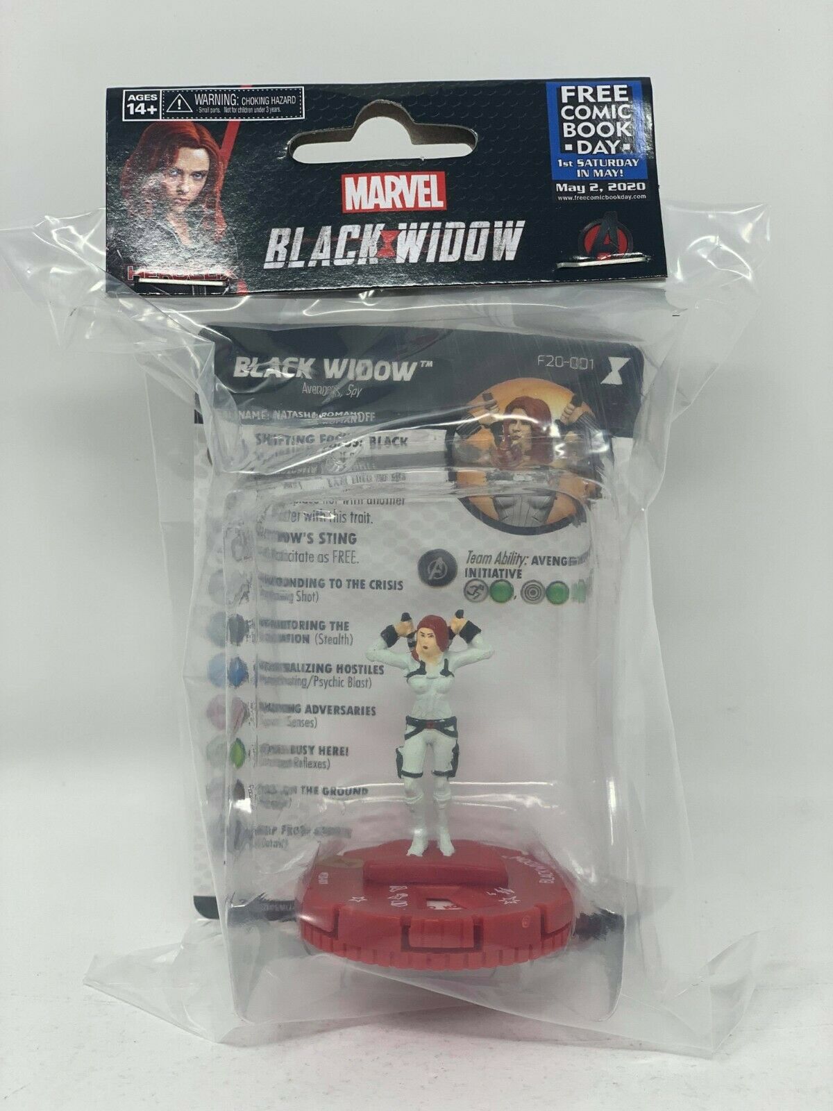 FCBD 2020 Marvel Heroclix Exclusive Fig Black Widow 50 Count Carton