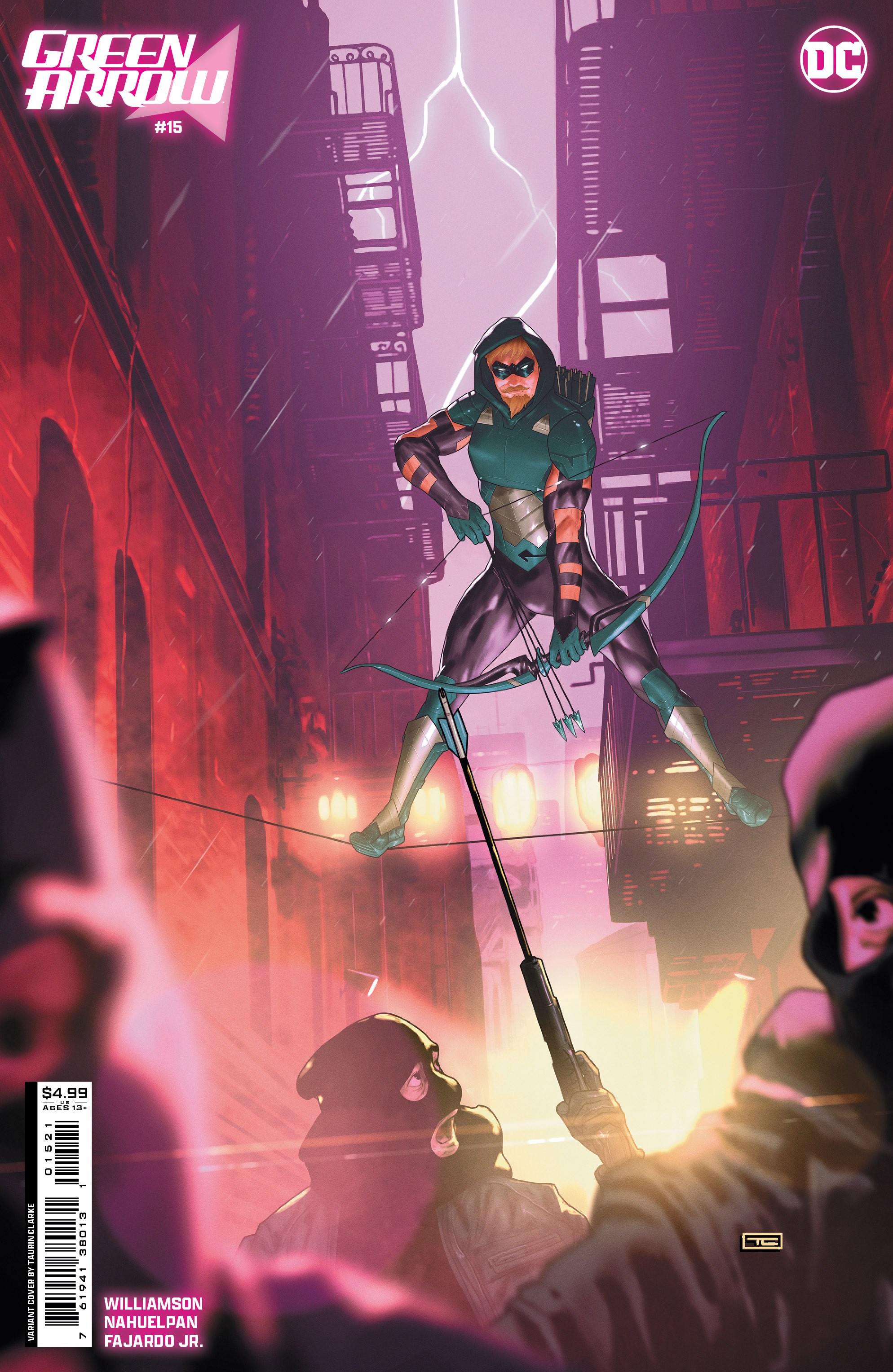 Green Arrow #15 Cover B Taurin Clarke Card Stock Variant (Absolute Power)