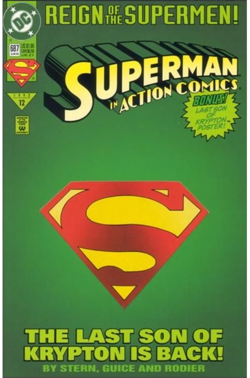 Action Comics #687 [Standard Edition - Newsstand]-Fine (5.5 – 7)