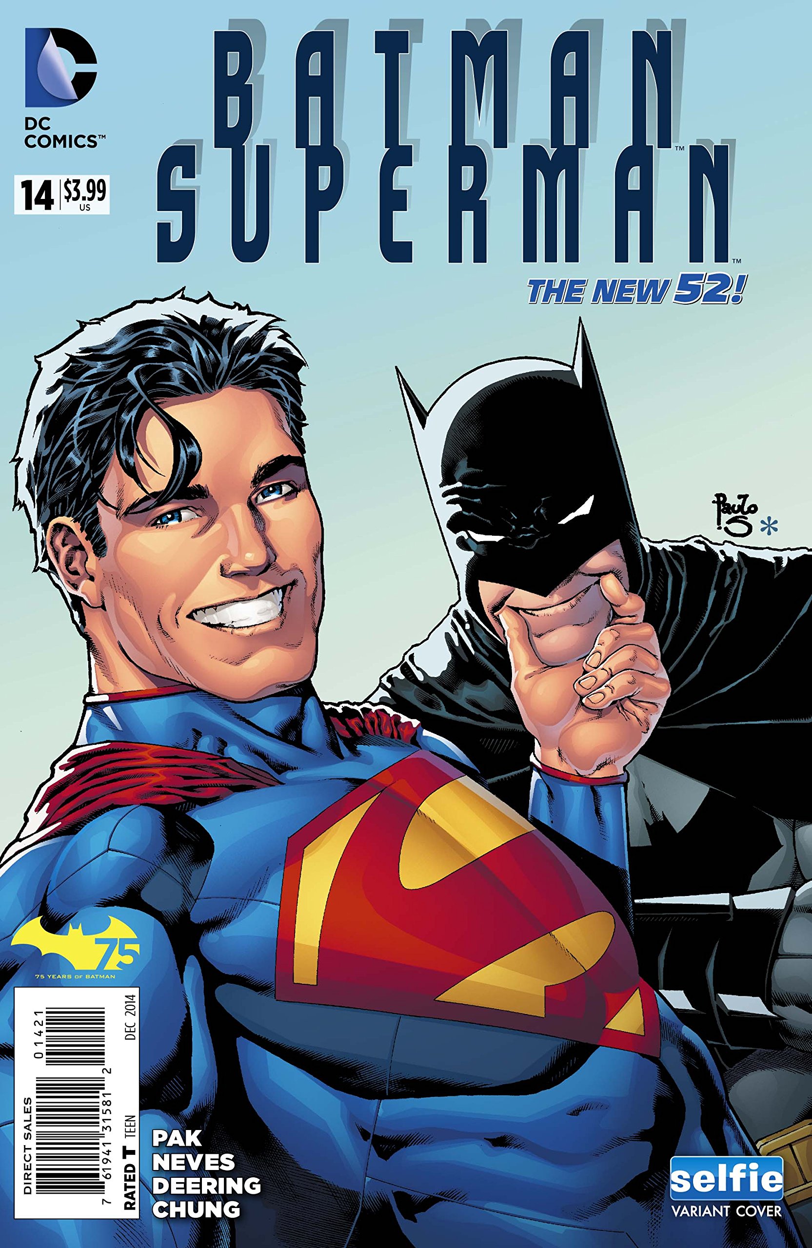 Batman Superman #14 Selfie Variant (2013)