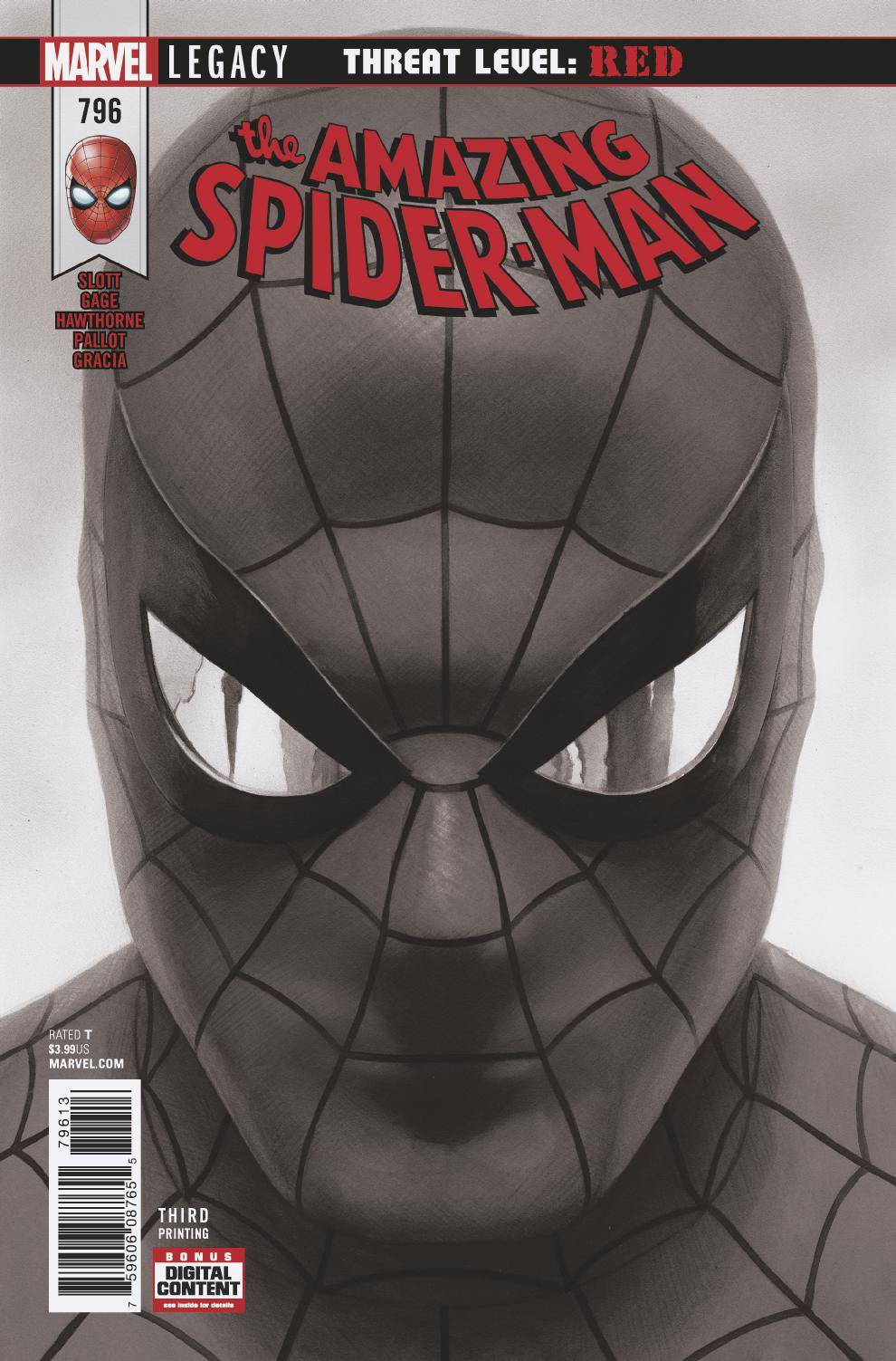 Amazing Spider-Man #796 Alex Ross B & with 3rd Printing Variant (2017)