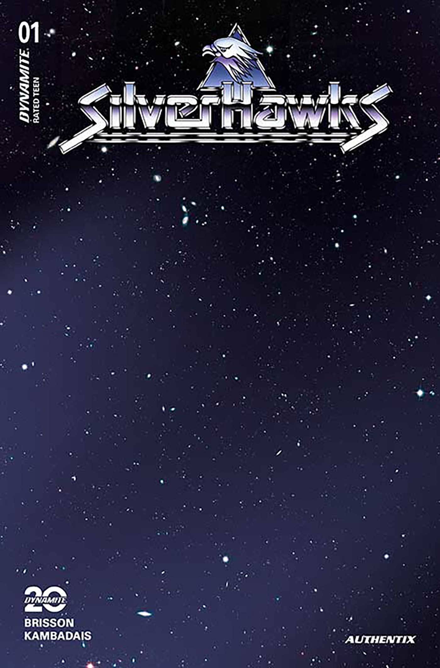 Silverhawks #1 Cover ZO Bonus Space Blank Authentix 