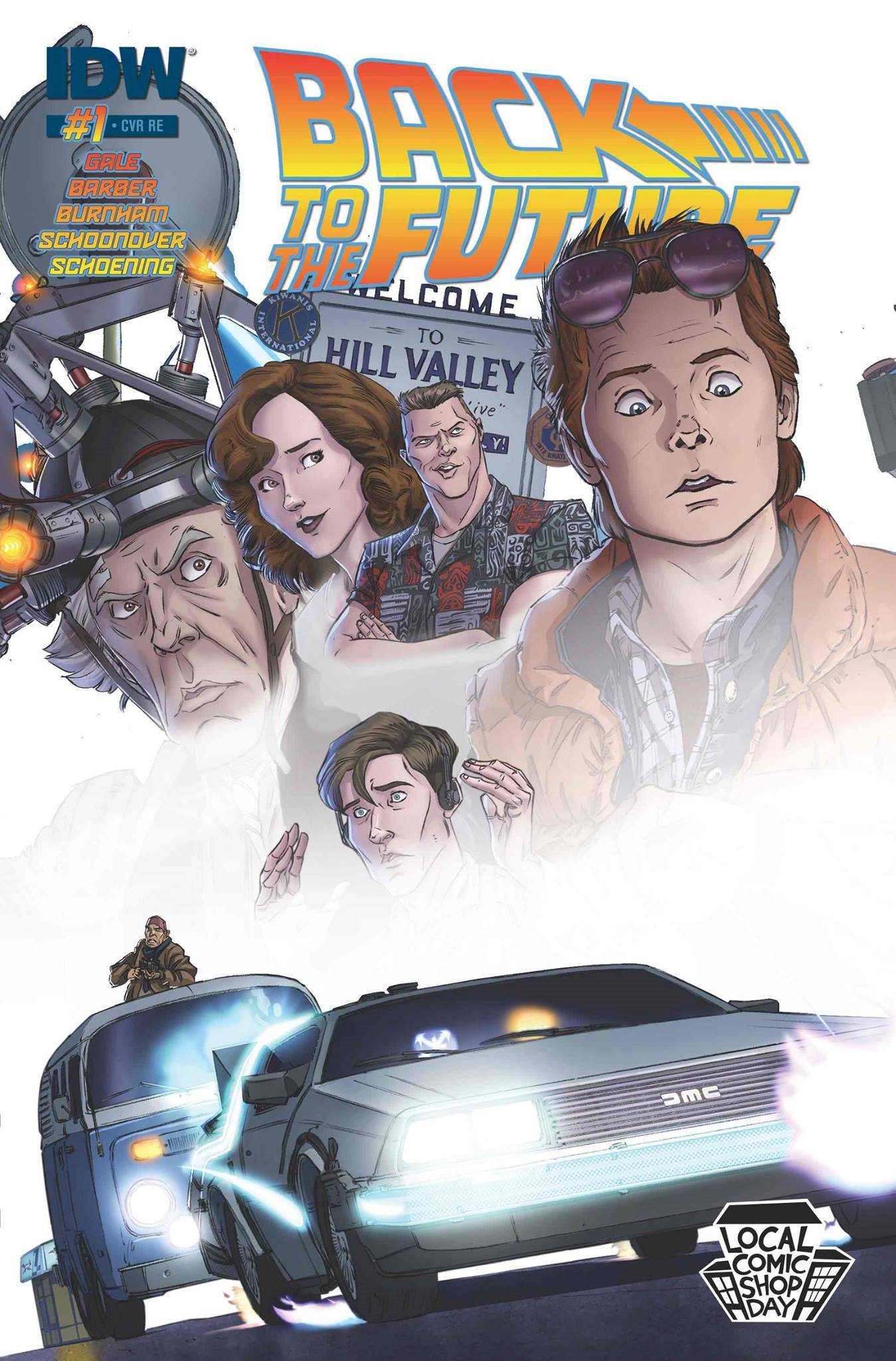 Back To the Future #1 Local Comic Shop Day 2015 Cover Z Variant #1 of 5