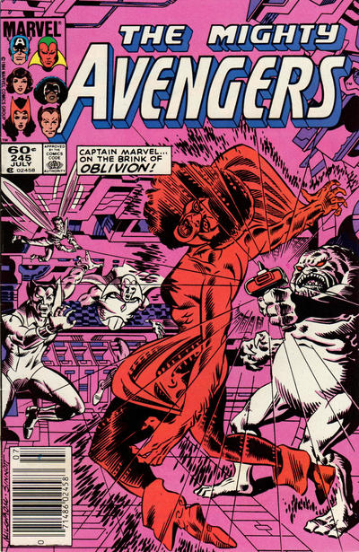 The Avengers #245 [Newsstand]-Good (1.8 – 3)